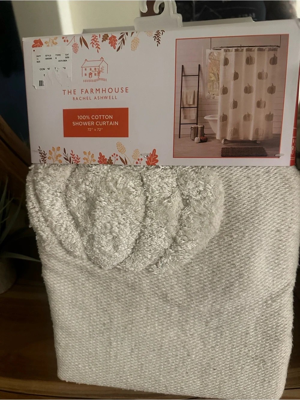 Farmhouse By Rachel Ashwell Pumpkin Curtain